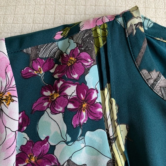 NWOT Guess floral fit&flare dress - Picture 6 of 16